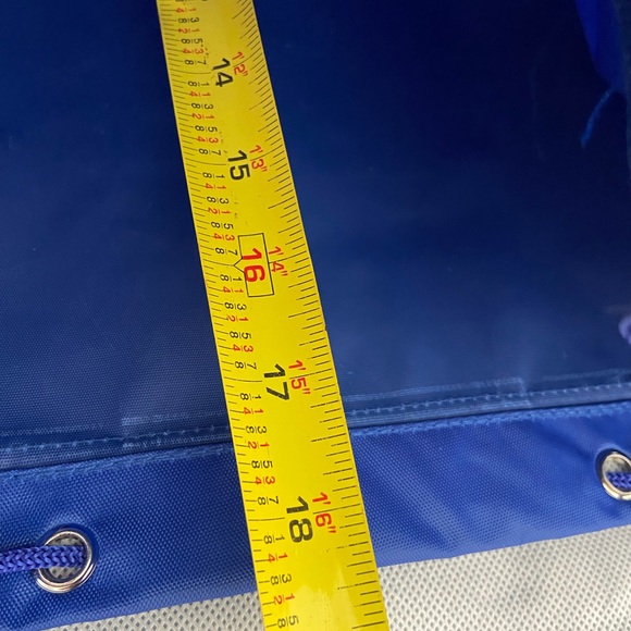 Whitmor lightweight BLUE Rolling Bag Cart - Picture 14 of 15